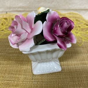 Bone China~Royal Dover China Flowers~Made in England~3 1/4" High